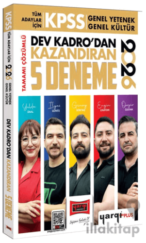 2026 KPSS Tüm Adaylar İçin Tamamı Çözümlü Dev Kadrodan Kazandıran 5 Deneme
