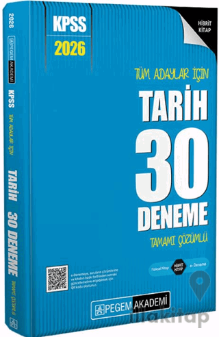 2026 KPSS Tüm Adaylar İçin Tarih 30 Deneme Tamamı Çözümlü