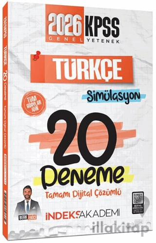 2026 KPSS Türkçe Simülasyon 20 Deneme Çözümlü
