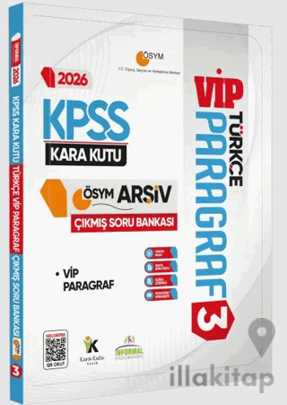 2026 KPSS Türkçenin Kara Kutusu Paragraf 3 VİP ÖSYM Çıkmış Soru Havuzu Bankası Dijital Çözümlü