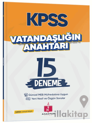 2026 KPSS Vatandaşlığın Anahtarı 15 Deneme