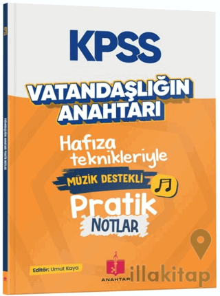 2026 KPSS Vatandaşlığın Anahtarı Müzik Destekli Pratik Notlar