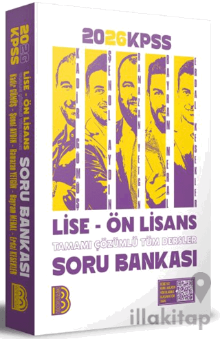 2026 Lise Ön Lisans Tamamı Çözümlü Tüm Dersler Soru Bankası