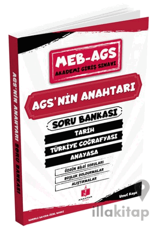2026 MEB AGS AGS'nin Anahtarı Soru Bankası Tarih, Türkiye Coğrafyası v