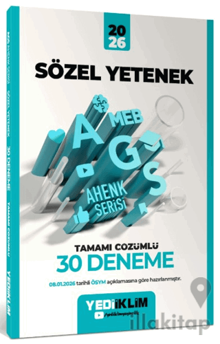 2026 MEB-AGS Ahenk Sözel Yetenek Tamamı Çözümlü 30 Deneme