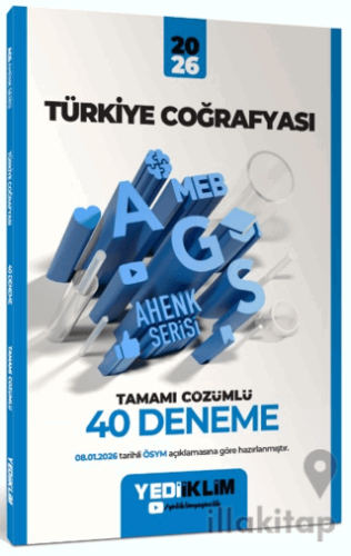 2026 MEB-AGS Ahenk Türkiye Coğrafyası Tamamı Çözümlü 40 Deneme