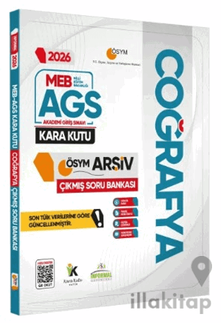 2026 MEB-AGS COĞRAFYAnın Kara Kutusu ÖSYM Çıkmış Soru Havuzu Bankası Konu Özetli Dijital Çözümlü