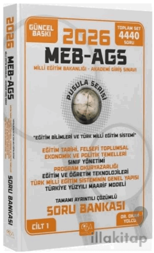 2026 MEB-AGS Eğitim Bilimleri Eğitim Temelleri-Sınıf Yönetimi-Öğretim 