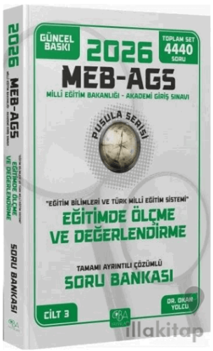 2026 MEB-AGS Eğitim Bilimleri Eğitimde Ölçme ve Değerlendirme Soru Ban