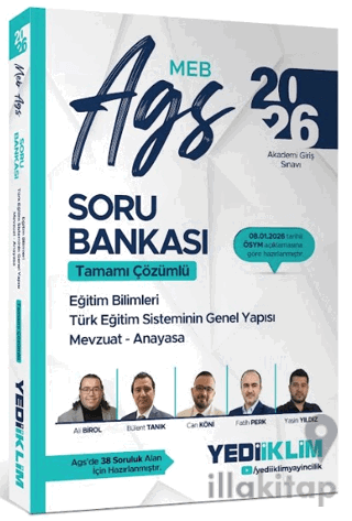2026 MEB AGS Eğitim Bilimleri Türk Eğitim Sisteminin Genel Yapısı Mevz