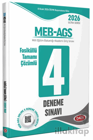 2026 MEB-AGS Fasiküllü Tamamı Çözümlü 4 Deneme Sınavı