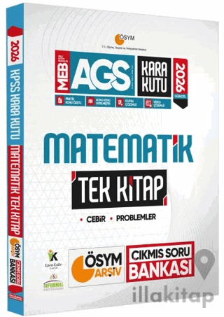 2026 MEB AGS Kara Kutu Matematik TEK KİTAP ÖSYM Arşiv Çıkmış Soru Bankası Konu Özetli Dijital Çözümlü