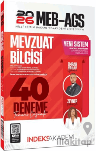 2026 MEB-AGS Mevzuat Bilgisi 40 Deneme Çözümlü