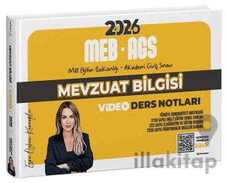 2026 MEB-AGS Mevzuat Bilgisi Video Ders Notları