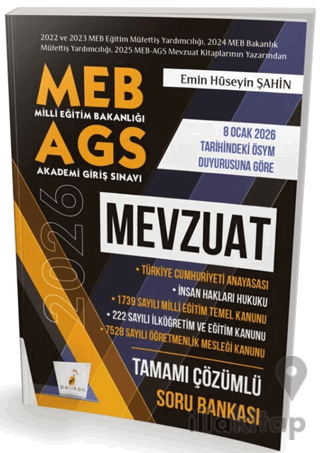 2026 MEB AGS Mevzuat Soru Bankası