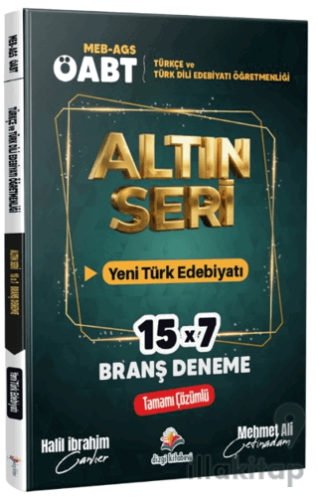 2026 MEB AGS ÖABT Altın Seri Türkçe Öğretmenliği - Türk Dili ve Edebiy