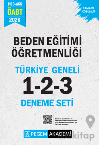 2026 MEB AGS ÖABT Beden Eğitimi Öğretmenliği Tamamı Çözümlü Türkiye Geneli 1-2-3 (3'lü Deneme Seti)