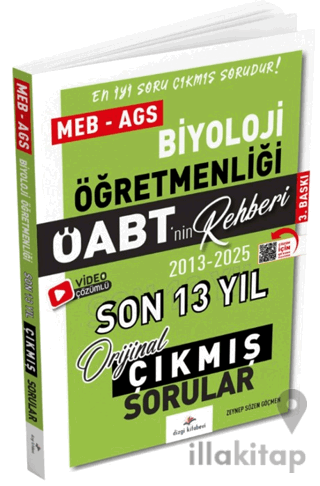 2026 MEB AGS ÖABT Biyoloji ÖABT'nin Rehberi Konularına Göre Tasnif Edi