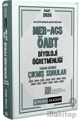 2026 MEB AGS ÖABT Biyoloji Öğretmenliği Tamamı Çözümlü Çıkmış Sorular
