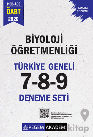 2026 MEB AGS ÖABT Biyoloji Öğretmenliği Tamamı Çözümlü Türkiye Geneli 7-8-9 (3'lü Deneme Seti)