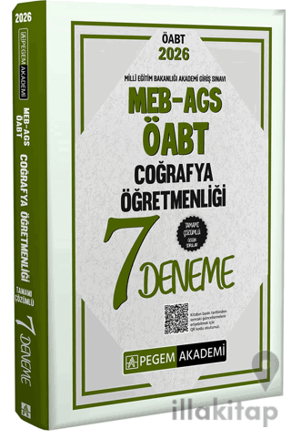 2026 MEB AGS ÖABT Coğrafya Öğretmenliği Tamamı Çözümlü 7 Deneme