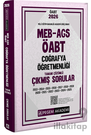 2026 MEB AGS ÖABT Coğrafya Öğretmenliği Tamamı Çözümlü Çıkmış Sorular