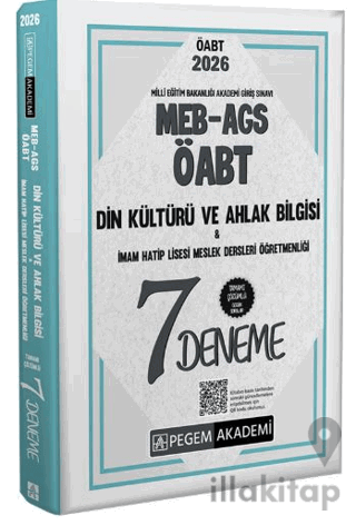 2026 MEB AGS ÖABT Din Kültürü Ve Ahlak Bilgisi İmam Hatip Lisesi Meslek Dersleri Öğretmenliği Tamamı Çözümlü 7 Deneme