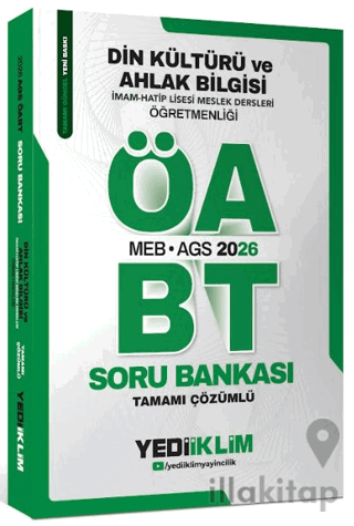 2026 MEB-AGS ÖABT Din Kültürü ve Ahlak Bilgisi Öğretmenliği Tamamı Çözümlü Soru Bankası