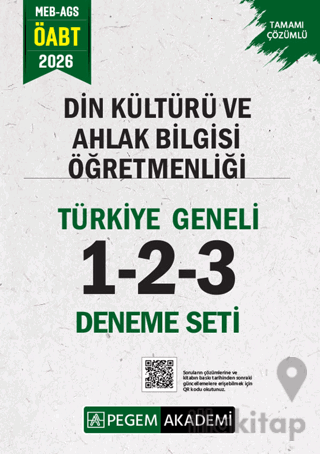 2026 MEB AGS ÖABT Din Kültürü ve Ahlak Bilgisi Öğretmenliği Tamamı Çözümlü Türkiye Geneli 1-2-3 (3'lü Deneme)