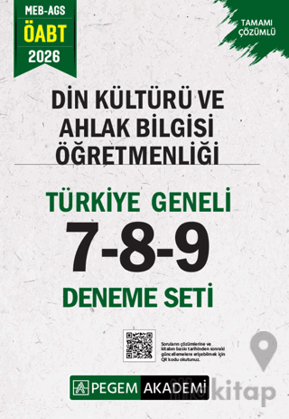2026 MEB AGS ÖABT Din Kültürü ve Ahlak Bilgisi Öğretmenliği Tamamı Çözümlü Türkiye Geneli 7-8-9 (3'lü Deneme)