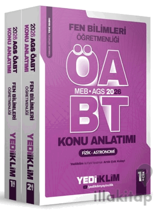 2026 MEB AGS ÖABT Fen Bilimleri Öğretmenliği Konu Anlatımı 2 Cilt