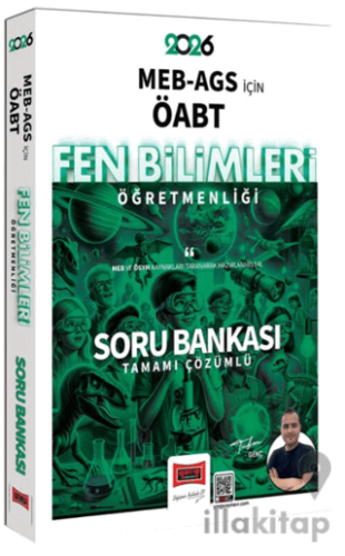 2026 MEB-AGS ÖABT Fen Bilimleri Öğretmenliği Tamamı Çözümlü Soru Banka