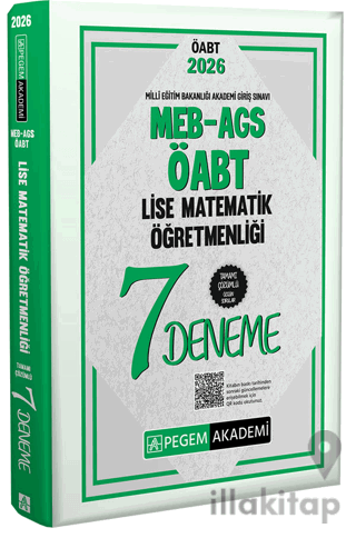 2026 MEB AGS ÖABT Lise Matematik Öğretmenliği Tamamı Çözümlü 7 Deneme