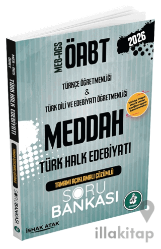 2026 MEB AGS ÖABT Meddah Türk Halk Edebiyatı Tamamı Çözümlü Soru Bankası