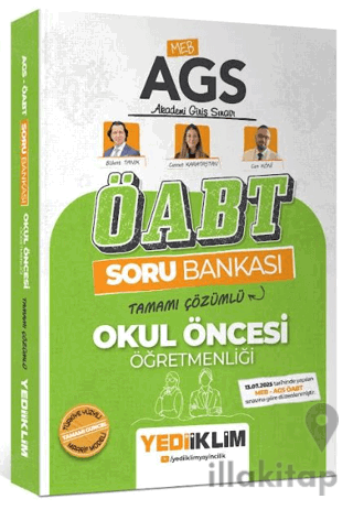 2026 MEB AGS ÖABT Okul Öncesi Öğretmenliği Tamamı Çözümlü Soru Bankası