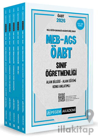 2026 MEB AGS ÖABT Sınıf Öğretmenliği Alan Bilgisi - Alan Eğitimi Konu Anlatımlı Set (5 Kitap)