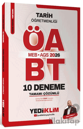 2026 MEB AGS ÖABT Tarih Öğretmenliği Tamamı Çözümlü 10 Deneme
