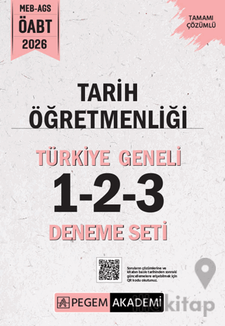 2026 MEB AGS ÖABT Tarih Öğretmenliği Tamamı Çözümlü Türkiye Geneli 1-2-3 (3'lü Deneme Seti)