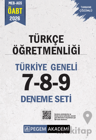 2026 MEB AGS ÖABT Türkçe Öğretmenliği Tamamı Çözümlü Türkiye Geneli 7-8-9 (3'lü Deneme Seti)