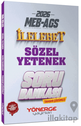 2026 MEB-AGS Sözel Yetenek İlelebet Soru Bankası