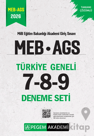 2026 MEB AGS Tamamı Çözümlü Türkiye Geneli 7-8-9 (3'lü Deneme Seti)