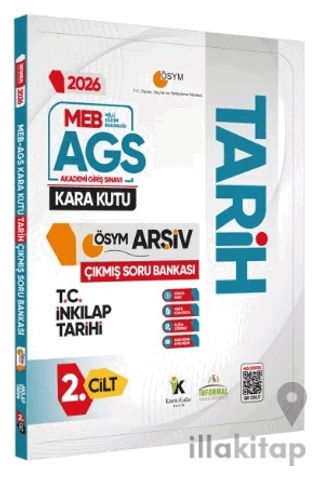 2026 MEB-AGS TARİHin Kara Kutusu 2.Cilt (İnkılap Tarihi) ÖSYM Çıkmış Çözümlü Soru Havuzu Bankası