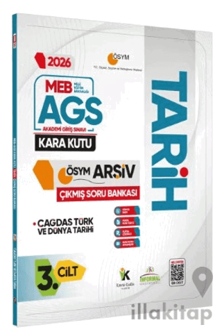 2026 MEB-AGS TARİHin Kara Kutusu 3.Cilt ÖSYM Çıkmış Soru Havuzu Bankası Konu Özetli Dijital Çözümlü