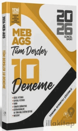 2026 MEB- AGS Tüm Dersler 10 Deneme