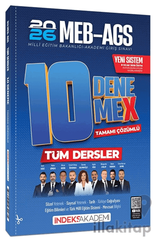2026 MEB-AGS Tüm Dersler 10 DenemeX Çözümlü
