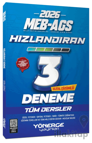 2026 MEB-AGS Tüm Dersler Hızlandıran 3 Deneme Çözümlü