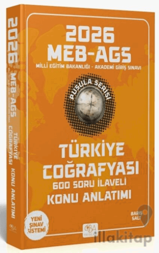 2026 MEB-AGS Türkiye Coğrafyası Konu Anlatımı Pusula Serisi