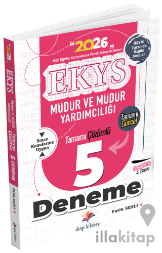 2026 MEB EKYS Müdür ve Müdür Yardımcılığı 5 Deneme Çözümlü
