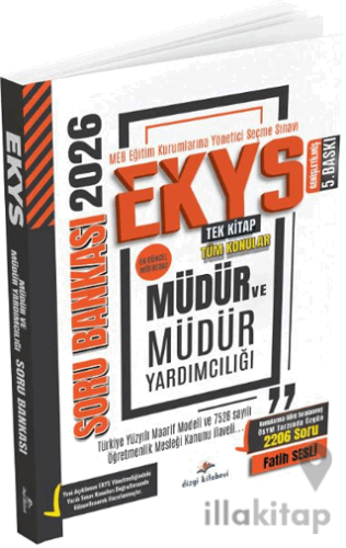 2026 MEB EKYS Müdür ve Müdür Yardımcılığı Soru Bankası