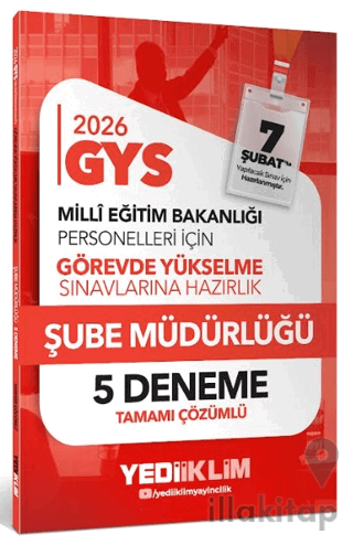 2026 MEB GYS Şube Müdürlüğü Tamamı Çözümlü 5 Deneme